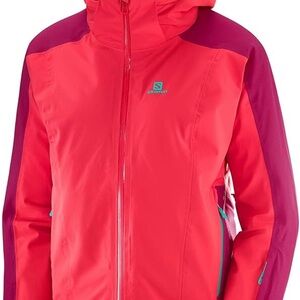 Salomon Women's Brilliant Hibiscus/Cerise Jacket size S